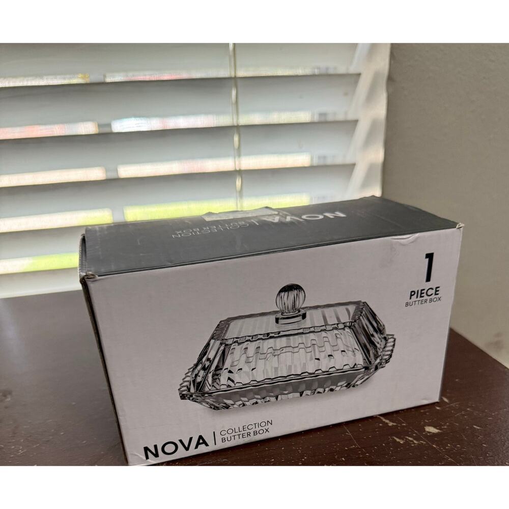 Covered Butter Dish Clear